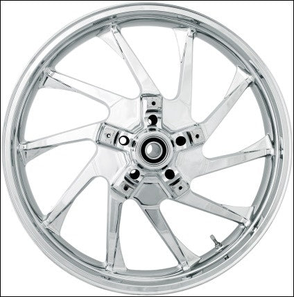 Coastal Moto Chrome Hurricane 3D 21" Front Cast Wheel Only Harley 08-19 Non ABS