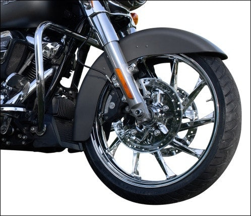 Coastal Moto Chrome Hurricane 3D 21" Front Cast Wheel Only Harley 08-19 Non ABS