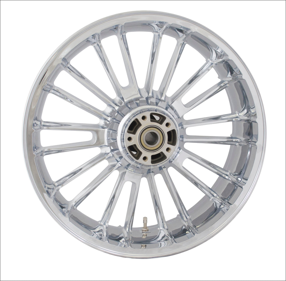 Coastal Moto Chrome Atlantic 3D 18" Rear Cast Wheel Only Harley 09-22 W/ ABS