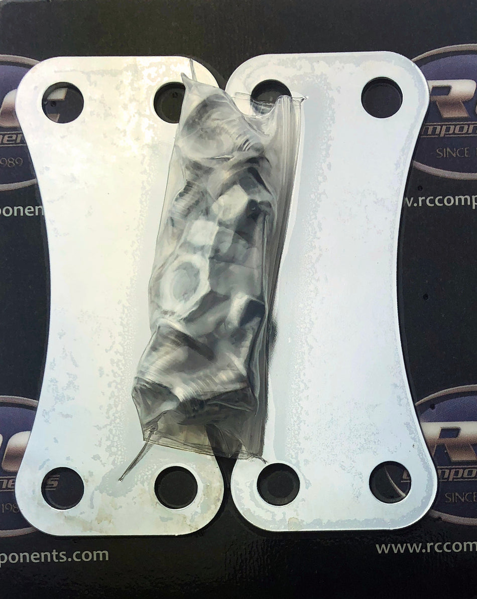 RC Components Chrome Front Fender Lift Brackets for 21" Wheel on Harley 14-20 FLH