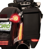 Ciro  Filler Panel Lights w Amber Signals for  Harley FLTR & FLH Models
