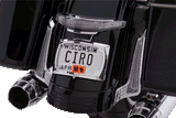 Ciro The Original LATITUDE Tail Light & License Plate Holder