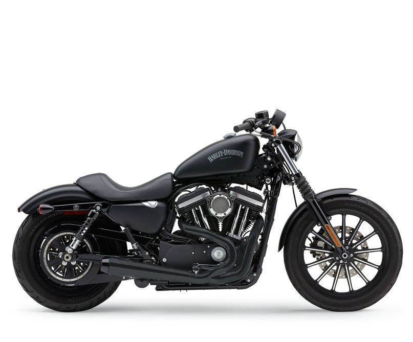 Cobra 6472B Black 4" El Diablo 2-Into-1 Exhaust System 07-13 Harley Sportster XL