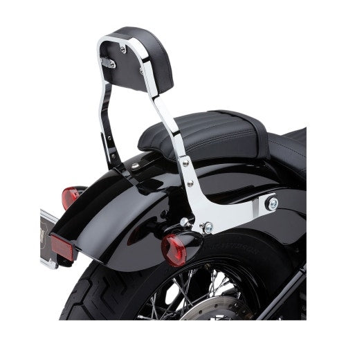 Cobra USA 602-2026 Chrome 11" Detachable Backrest Kit 2018 Harley Softail M8