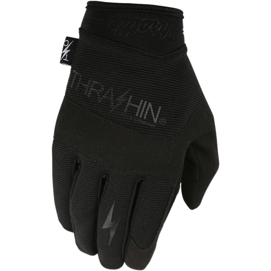 Thrashin Supply Company Black Covert V2 Motorcycle Gloves