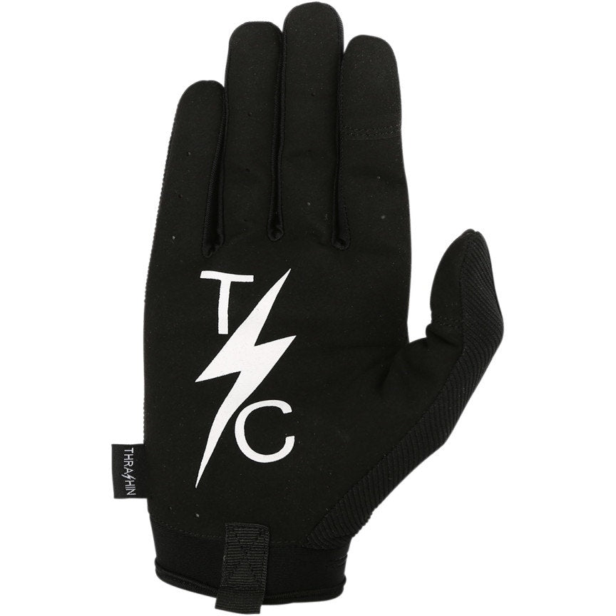 Thrashin Supply Company Black Covert V2 Motorcycle Gloves
