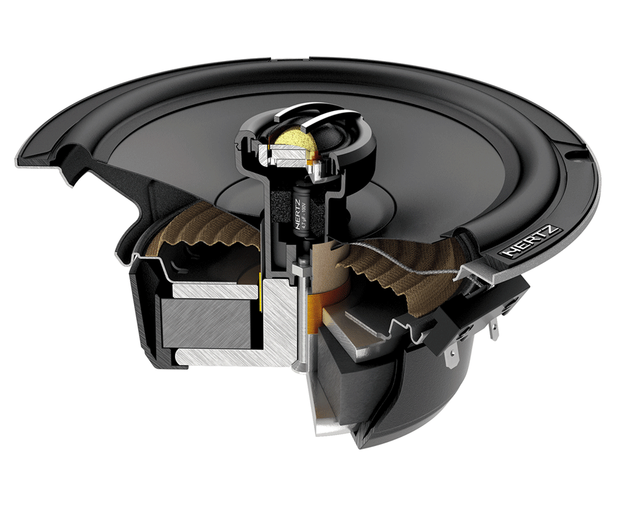 Hertz Cento CPX 165 Coaxial 6.5" 4 Ohm 285W 2-Way Speaker & Tweeter System Pair