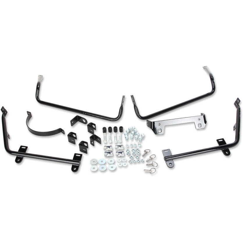 Cycle Visions CV7405B Bagger Tail Kit for Dyna FXD 00-05 Black Saddlebag Mounts
