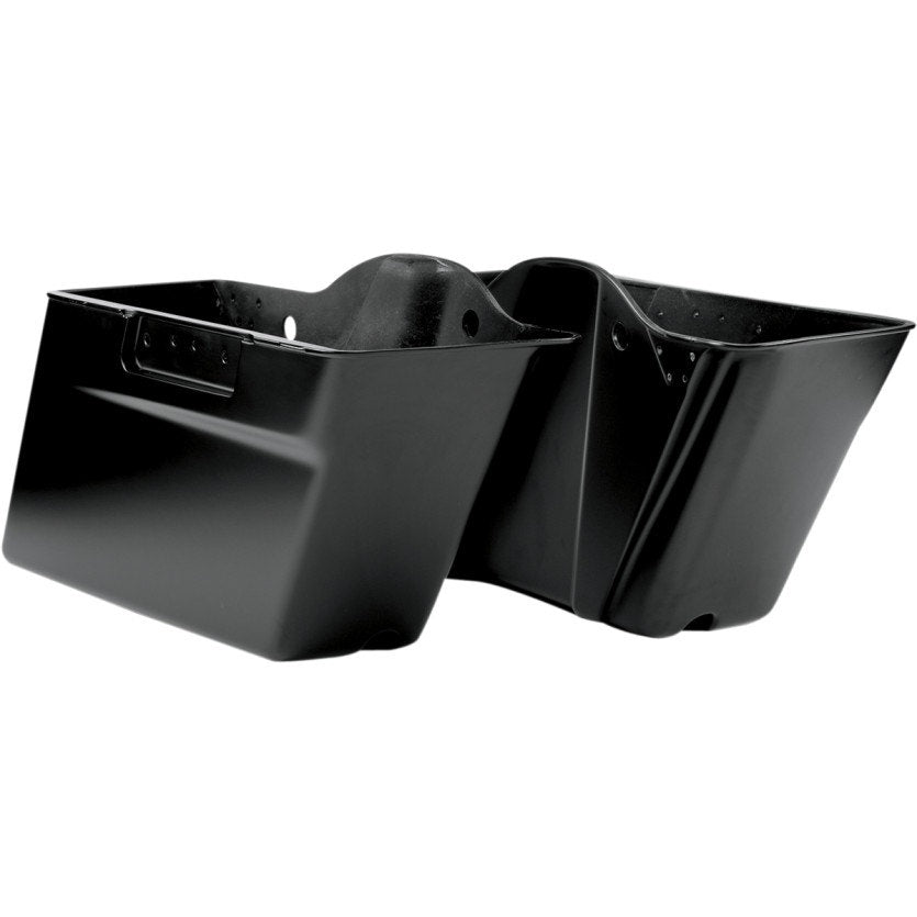 Cycle Visions CV7405B Bagger Tail Kit for Dyna FXD 00-05 Black Saddlebag Mounts