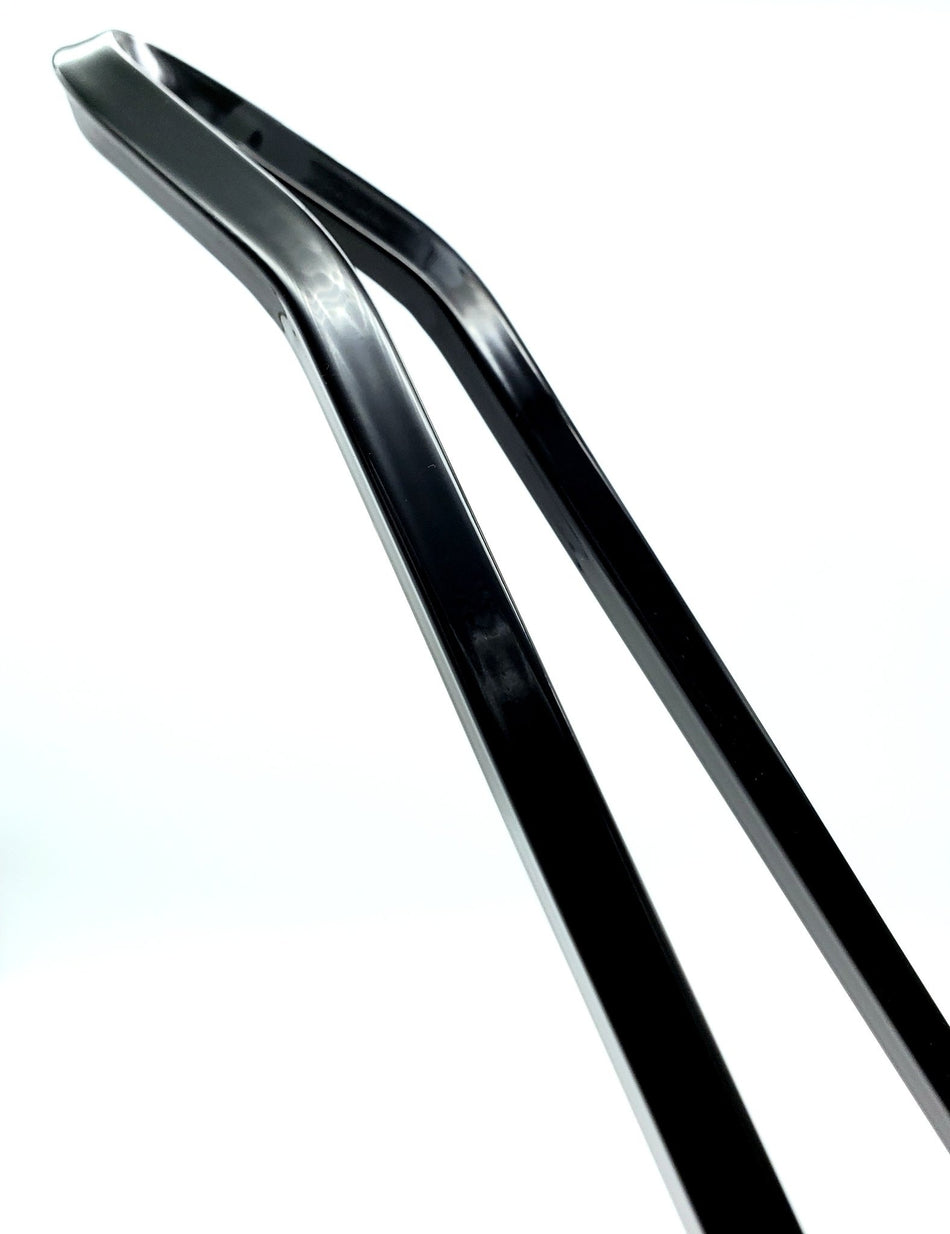 Cycle Visions 30" Black Squaretude Styled Sissy Bar Narrow 6.88-7.62 Side Plate