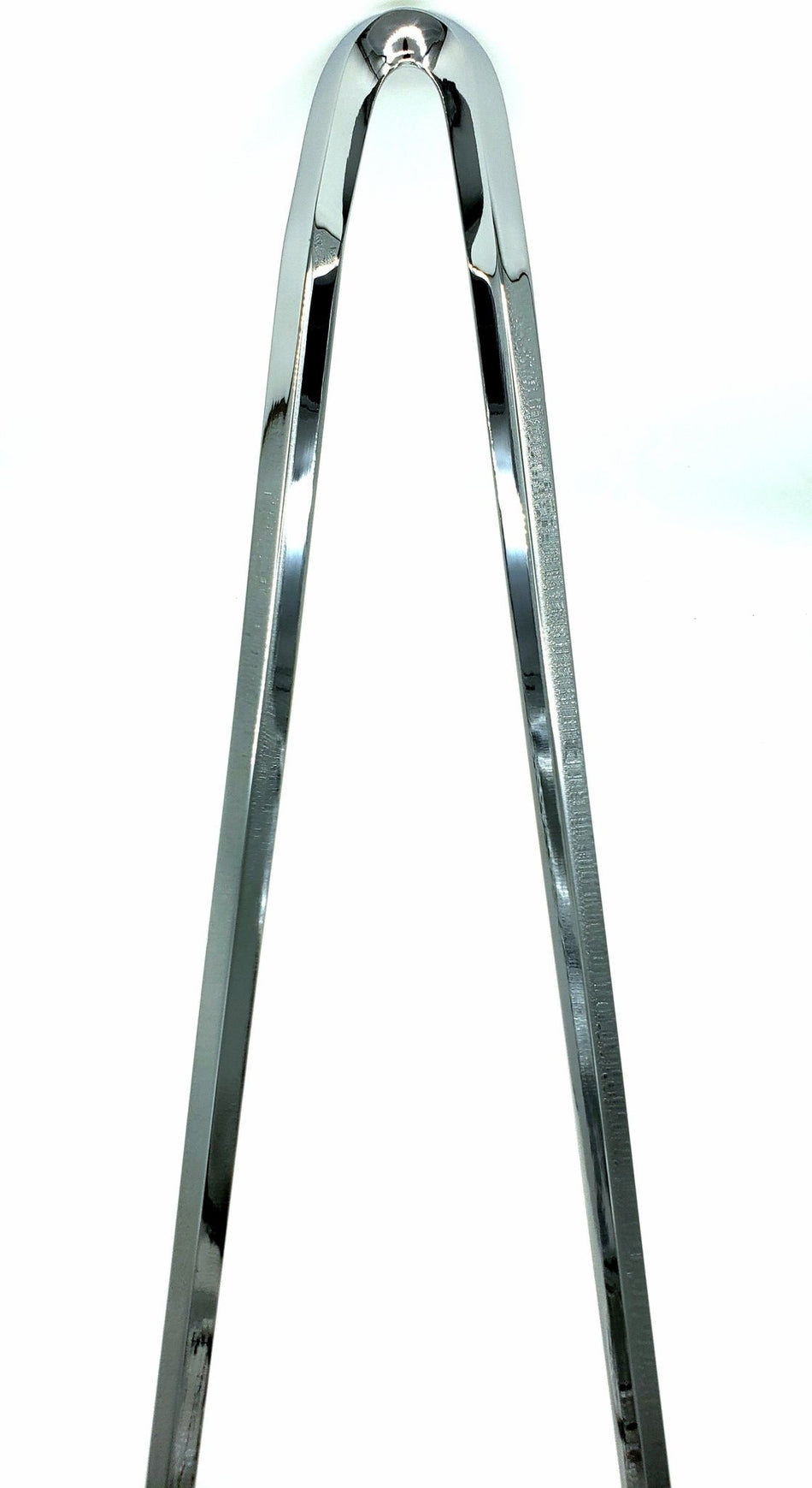 Cycle Visions 18" Chrome Squaretude Styled Sissy Bar Narrow 6.88-7.62 Side Plate