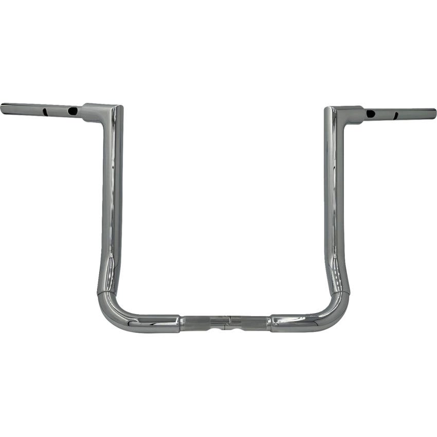 FBI Inc Chrome 1-1/2" EZ Install Flat Top 16" Handlebar for 23.5-24 FLHX