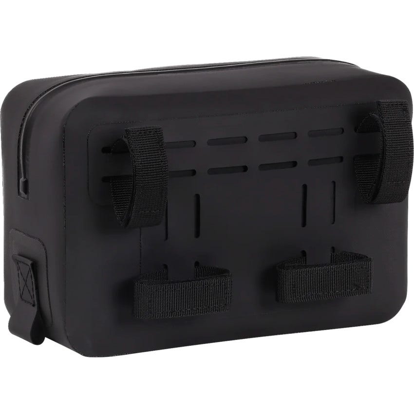 Thrashin Black Waterproof 3 Liter 9"x6"x3.5" Handlebar Bag 4 Harley THB-0021