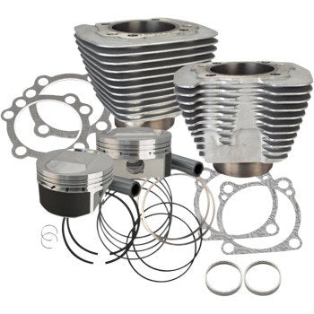 S&S 1250CC Silver Cylinder Coversion Kit 5.5CC Dome Top 11:2:1 Harley XL 86-20