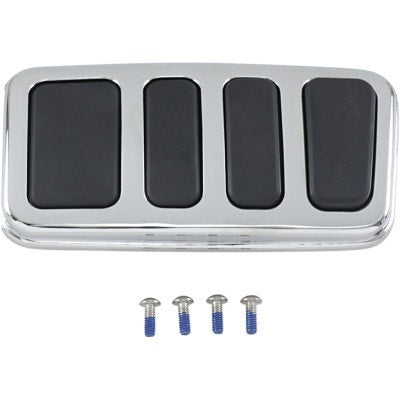 Kuryakyn 4456 Chrome ISO-Extended Brake Pedal Pad for Harley FLS FLH/T FXD 12-20