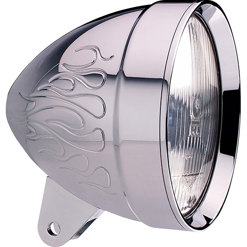 Headwinds 5-3/4" Bradley Bullet Aluminum Headlight Housing for Harley
