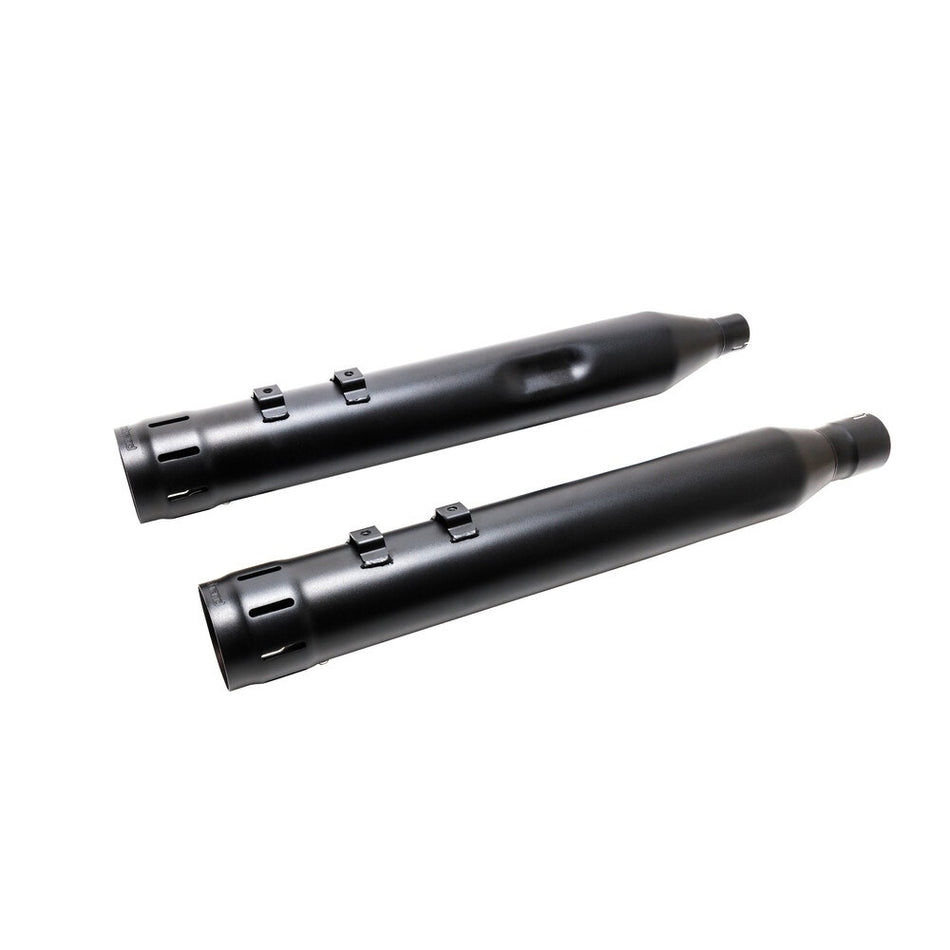 Firebrand Black Loose Cannon Slip-On Mufflers 10-1024 Harley M8 Touring 17-Up