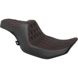 Drag Specialties Vinyl Predator 3 Seat for Harley 23-24 FLT/FLH
