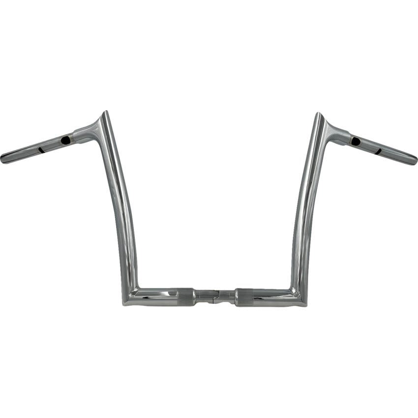 FBI Inc Chrome 1-1/4" EZ Install Pointed Top 12" Handlebar for 23.5-Up FLTRX