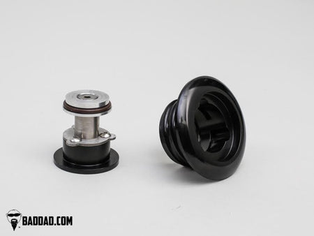 Bad Dad 81007 Black Competition Series Pop-Up Gas Cap 08-18 Harley Touring FL
