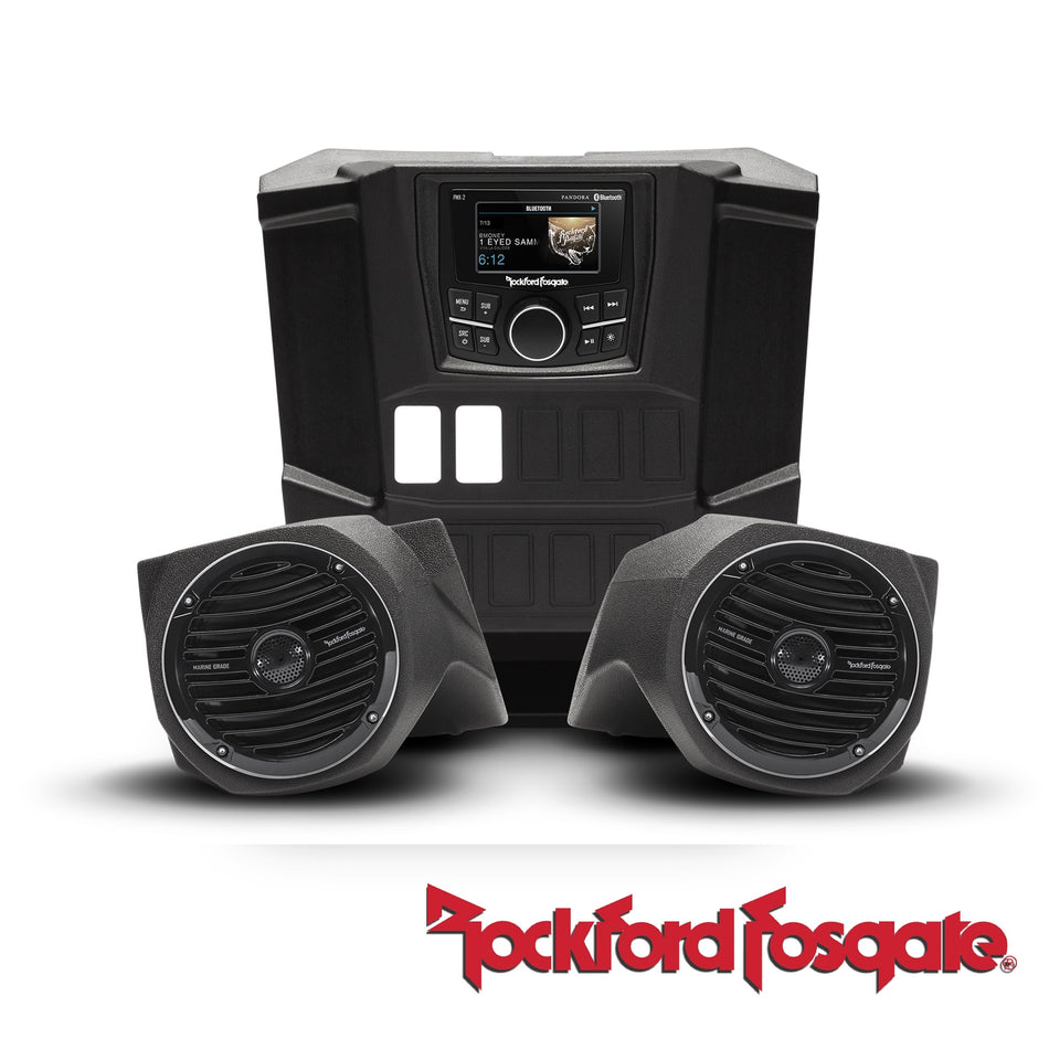 Purchase Rockford Fosgate RNGR-STAGE2 Speaker System Kit 15-19 Polaris Ranger from Eastern Performance Cycles. Great prices and free shipping!