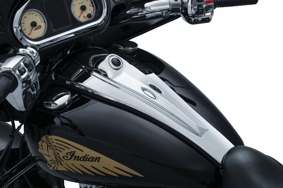 Kuryakyn 5626 Chrome John Shop Series Vantage Dash Console 14-18 Indian Chieftan