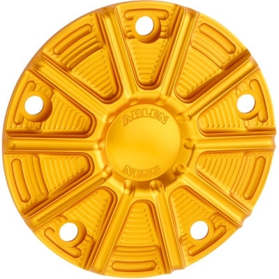 Arlen Ness 700-028 10-Gauge Point Cover Gold Harley Twin Cam 99-17