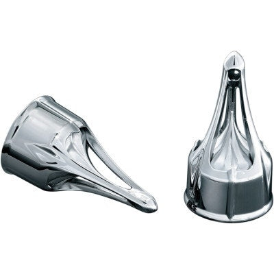 Kuryakyn 1225 Chrome Roman Axle Caps  Softail Dyna Touring Models 84-14