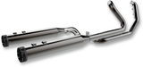 Khrome Werks Dominator Crossover Header Exhaust 4-1/2" Muffler for M8 Harley