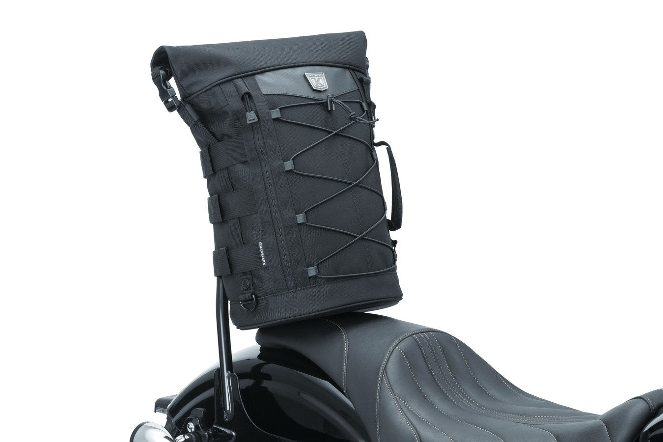 Kuryakyn 5223 Black Momentum Deadbeat Duffle Bag Luggage Harley Metric Cruiser