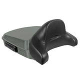 Hogworkz Chopped Tour Pack Full Backrest Black Hardware for Harley FLH '97-'24