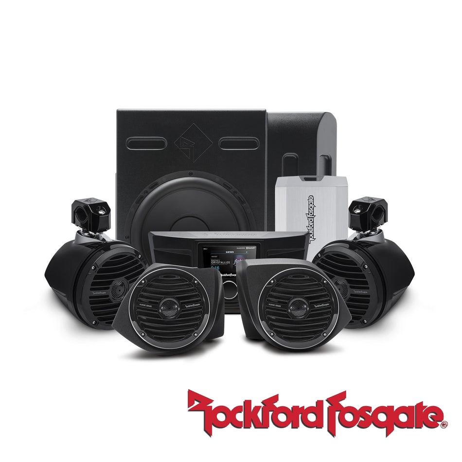 Rockford Fosgate YXZ-STAGE4 400W Audio System Stage 4 Kit 16-17 Yamaha YXZ