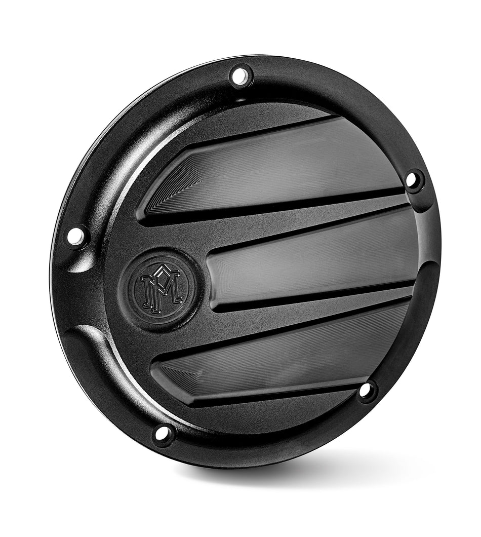 Performance Machine Black Ops Scallop Derby Cover Harley FLH/T Touring 16-20