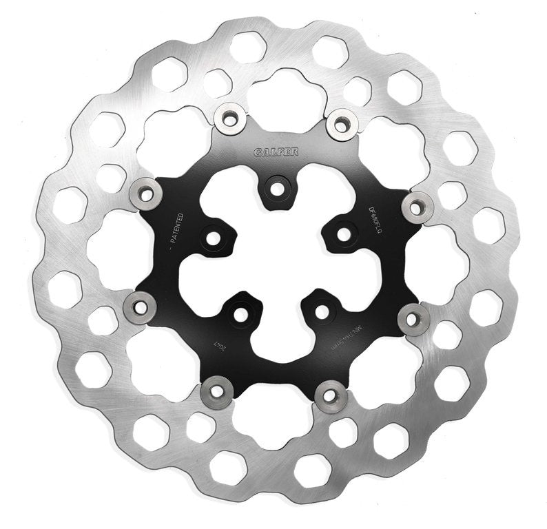 Galfer Cubiq Rear Brake Rotor Floating DF680FLQ Harley Sportster Softail 04-14