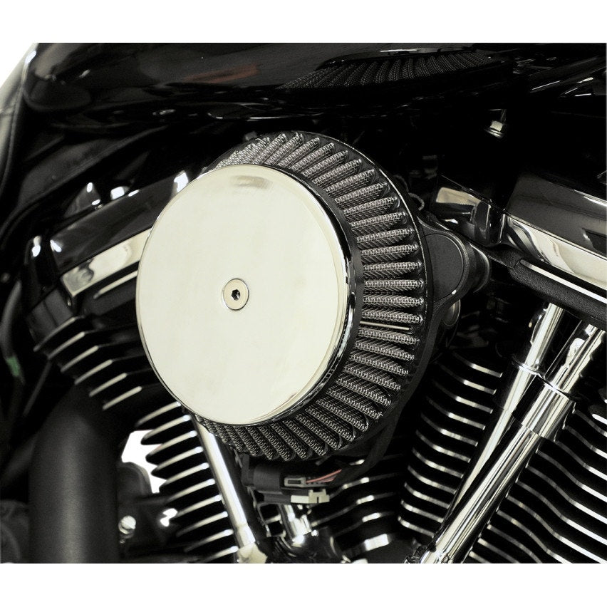 LA Choppers LA-2392-03 Chrome Round Aluminum Air Cleaner Kit Harley M8 17-Up