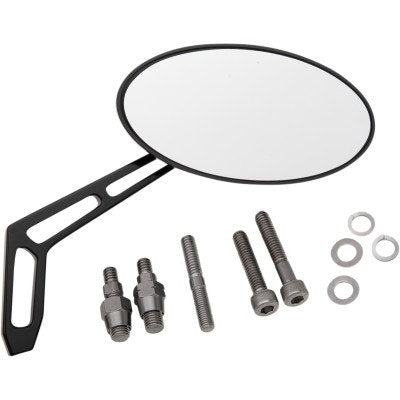 Pro One 102321AB Weekend Warrior Billet Aluminum Right Oval Mirror Harley