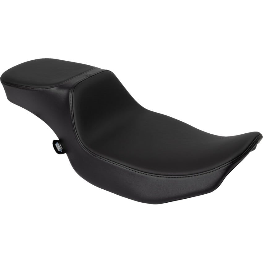Drag EXT Reach Smooth Solar Leather Perf Predator 2-Up Seat Harley 23-24 Touring