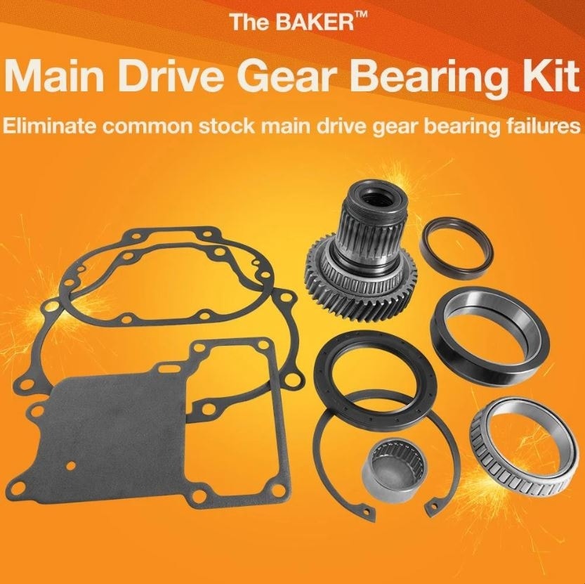 Baker Drivetrain 640-67 6-Speed Tapered Roller Bearing Kit Harley Big Twin 07-Up