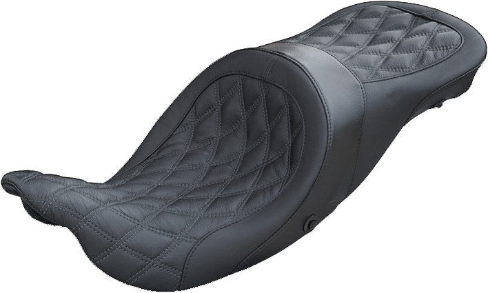 Danny Gray 21-412DIAAIR Black Airhawk Longhaul 2 Up XL Seat 08-19 Harley FL