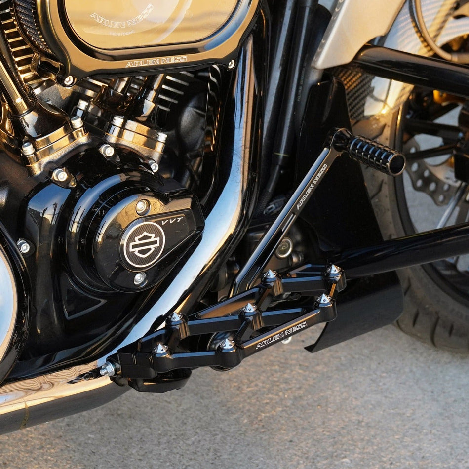 Arlen Ness Diamond Mini Floorboards Harley FLT Touring 99-Up