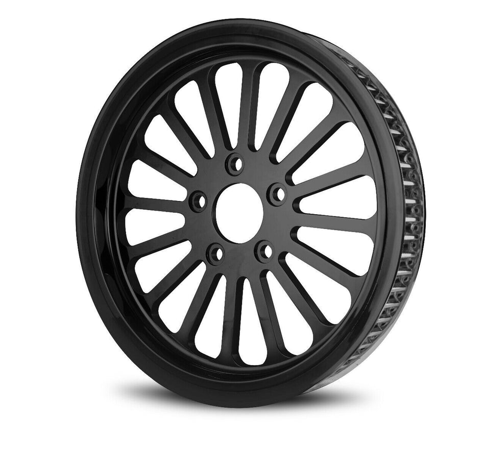 DNA Super Spoke Black 70 Tooth X 1-1/8" Rear Pulley Superspoke Custom Harley HD