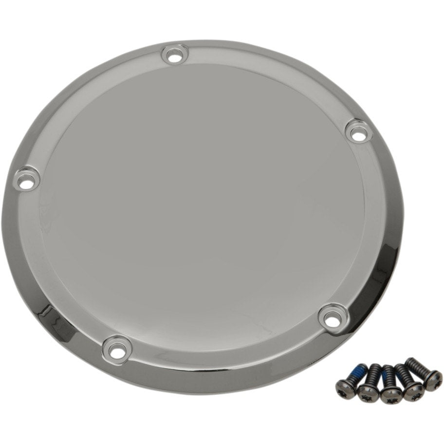 Drag Specialties Chrome Die Cast Domed Derby Cover 16-18 Harley FLHT/FLHX/FLTRS