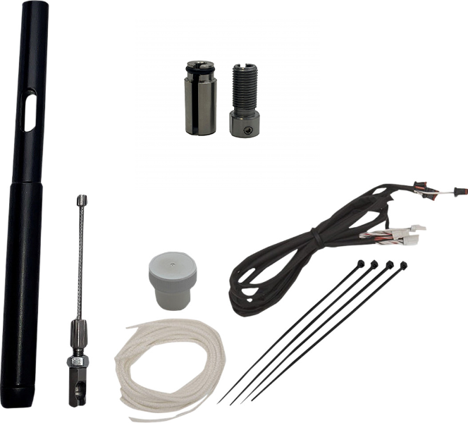 FBI Fat Baggers Chrome Braided +4 EZ Install Kit+ Adjustor Harley CVO 21