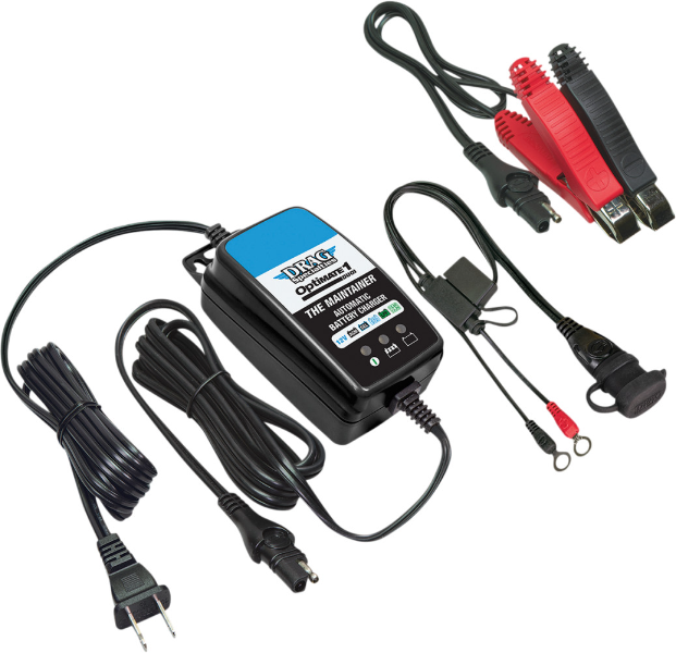 Drag Optimate 1 Duo Drag Battery Maintainer Charger 12V Universal