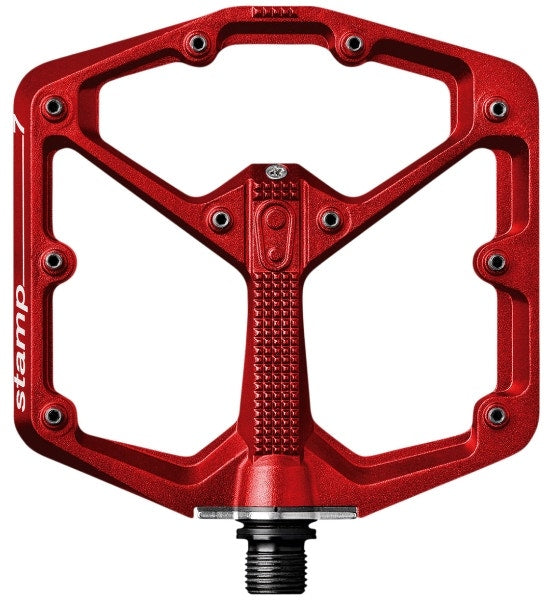 Crankbrothers 16003 Stamp 7 Large Pedals w/ Adjustable Pins Red Universal MTB
