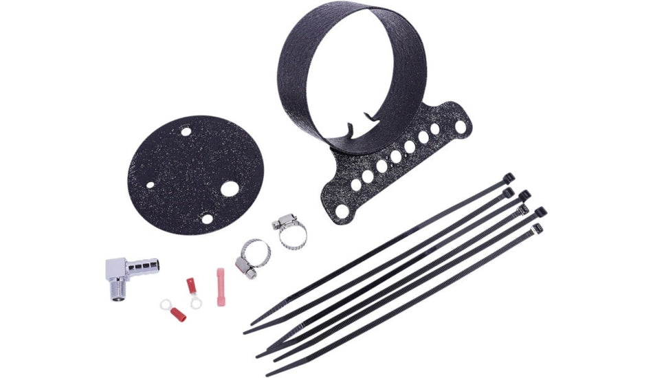 Drag Specialties Black Single Gauge Mount OE 67293-95 Harley XL FXD 95-11