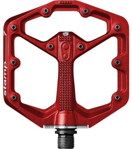 Crankbrothers 16005 Stamp 7 Small Pedals w/ Adjustable Pins Red Universal MTB
