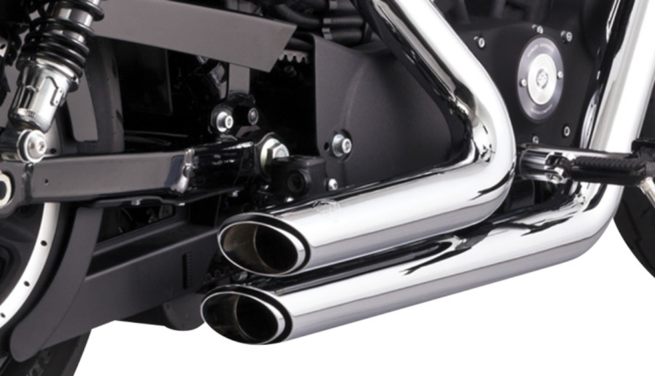 Vance & Hines 17329 Chrome Shortshots Staggered Exhaust Harley Sportster XL 14-22