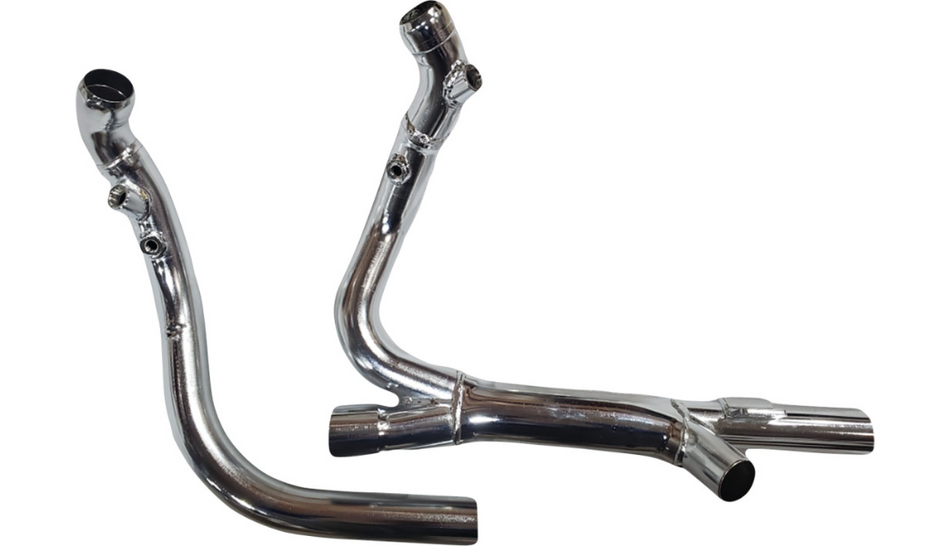 Khrome Werks Hideaway Header Head Pipe for Indian Roadmaster Limited Dark Horse & Elite