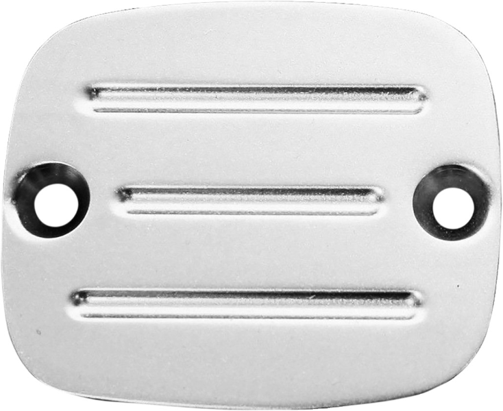 Accutronix C122-MC Chrome Master Cylinder Cover w Milled Lines Harley 96-08